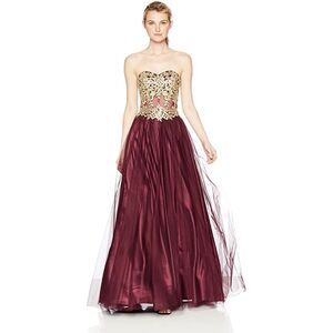BLONDIE NIGHTS STRAPLESS BUSTIER GOWN ⭐️IN STORES